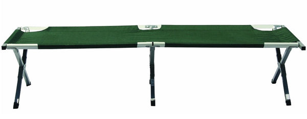 Texsport 15042 Folding Camp Cot, 75" x 26" x 16", Forest Green