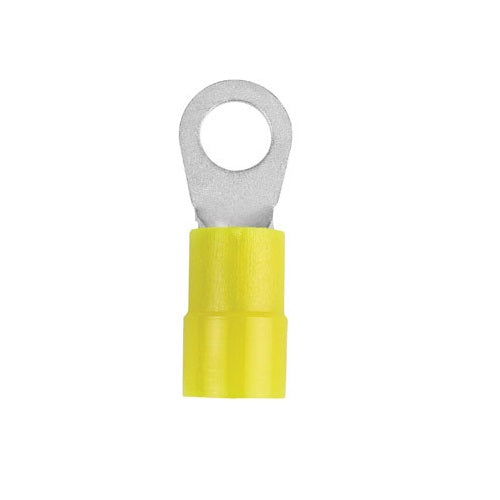 Jandorf 60781 Nylon Insulated Terminal Ring, 4 Gauge AWG, 3/8"