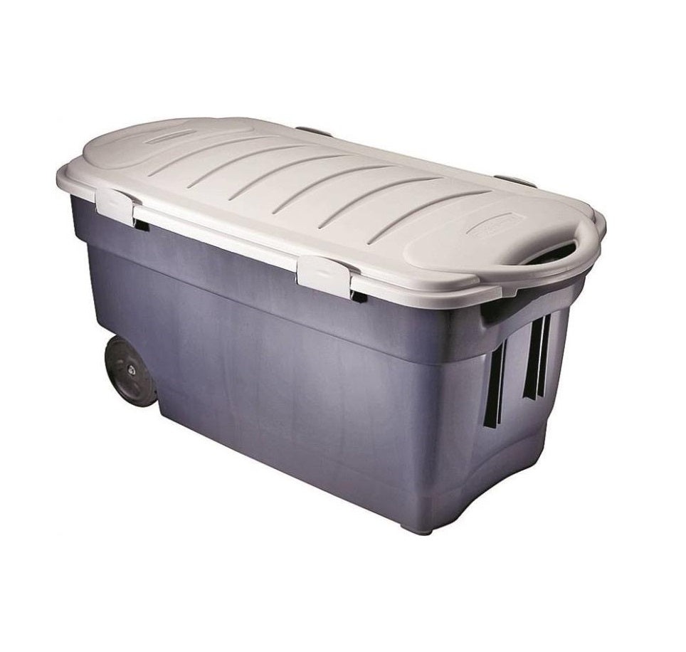 Rubbermaid RMRT450000 Roughneck Jumbo Wheeled Storage Tote Box, 45 Gal –  Toolbox Supply