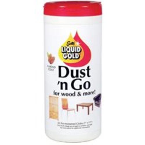 Scotts Liquid Gold WWP1 Dust &#039;n Go Wood Polishing Cloth, 20 Pack
