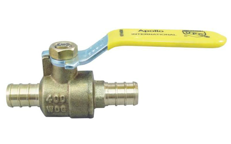 Apollo Valves APXV3434  Brass PEX Ball Valve Crimp Fitting, 3/4" Dia.