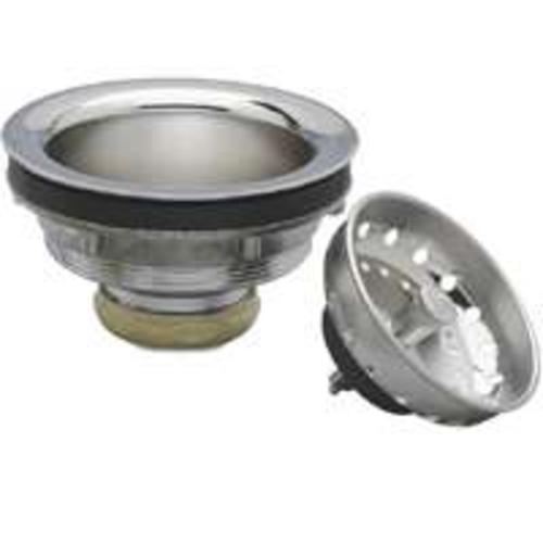 Plumb Pak PP5435 Sink Basket Strainer Assembly, 3-1/2", Chrome Plated