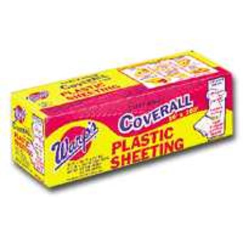 Warp&#039;s 2CD10B Carry-Home Coverall Black Plastic Sheeting, 10 x 100&#039;, 2Mil