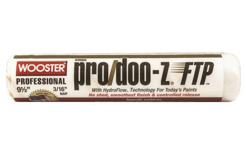 Wooster KR665-9 1/2 Pro/doo-Z FTP Paint Roller Cover, 9-1/2" x 3/16"