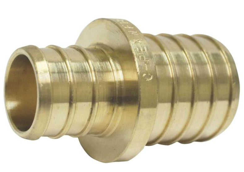Apollo Valves APXC341 PEX Coupling Brass Crimp Fittings, 1" X 3/4"