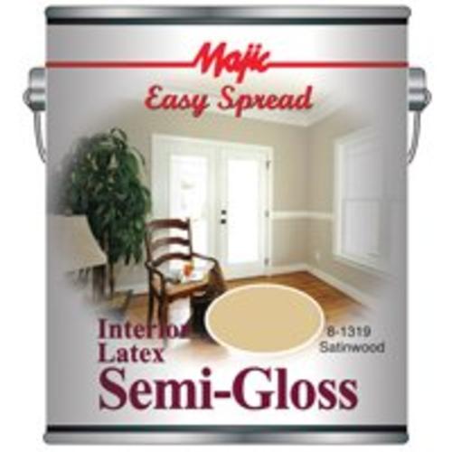 Majic 8-1319-1 Interior Latex Semi Gloss Wall, Satinwood