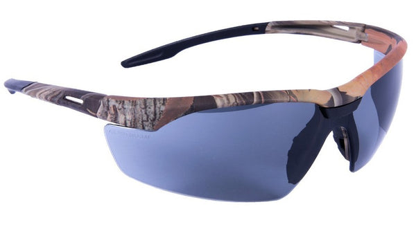 Forney 55436 Safety Glasses, Conqueror with Camo Frame, Gray Lens