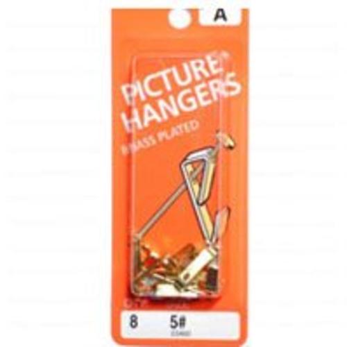 Midwest 23460 Picture Hanger 5 Lb, Brass