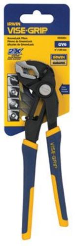 Vise-Grip 4935351 Groovelock V Jaw Pliers, 6"