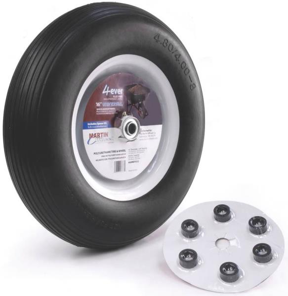 Martin Wheel 408RBPU32 Wheelbarrow Universal Tires, 16"