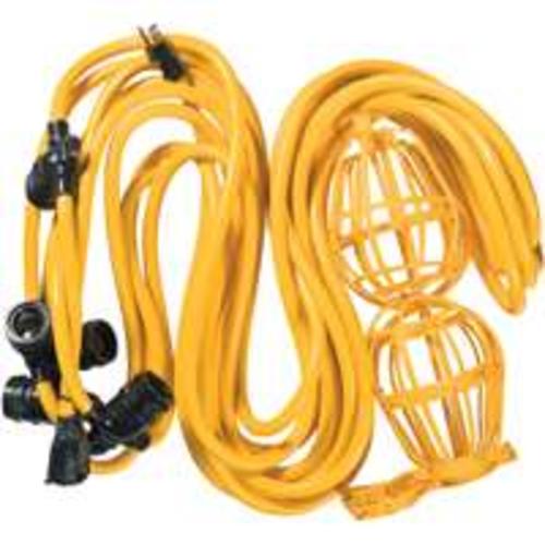 Coleman Cable 075488802 String Light Cord 50', Yellow
