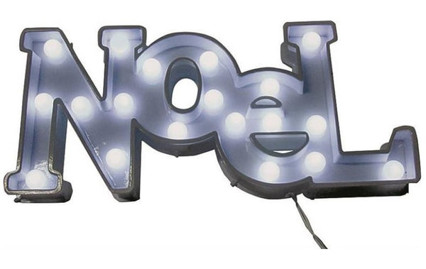 Holiday Basix 60115 Christmas LED Window Marquee Noel, 16"