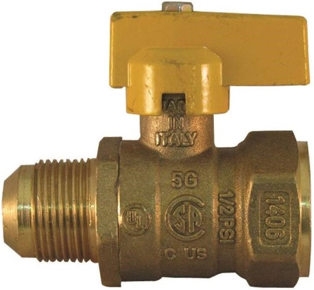 Pro-Flex PFGV-FFL341516B Gas Valves, 3/4" x 15/16"