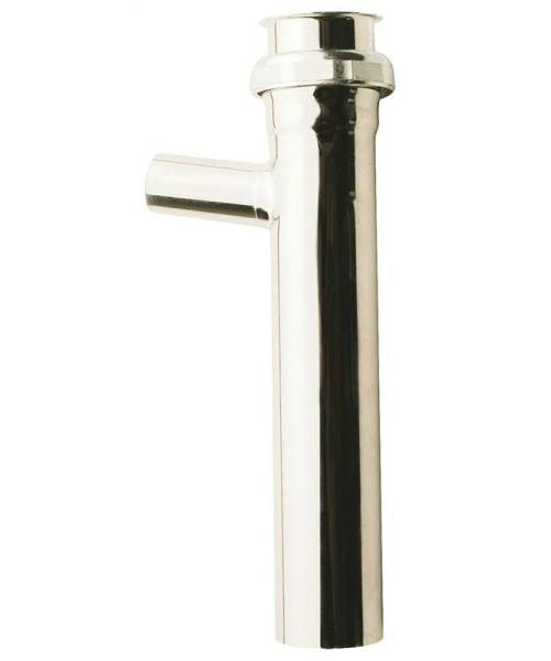 Plumb Pak PP20225 Dishwasher Branch Tailpiece, Satin Nickel, 1-1/2 X 8"