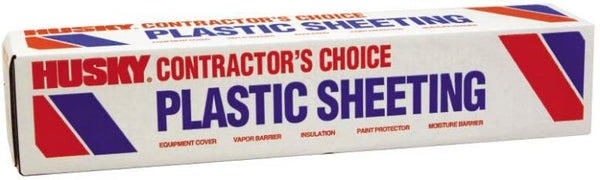 Husky CF00712-0400C Polyethylene Sheeting, 12&#039; x 400&#039;