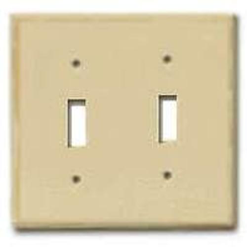Cooper Wiring 2139A-BOX 2 Gang Almond Switch Plate