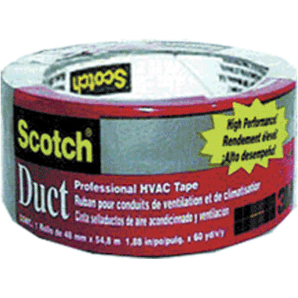 Scotch 1210-A Pro Strength Duct Tape, 1.88" W x 10 Yard L, Gray