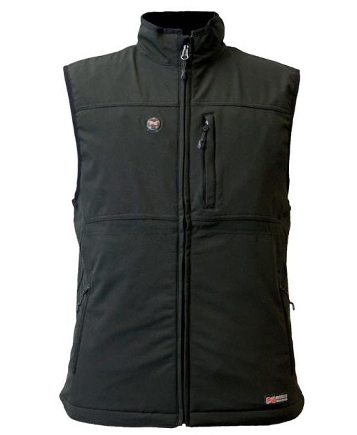 Mobile Warming MWJ13M01-XXL-BLK Vinson Men Heated Vest, Black, 2XL