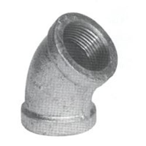 B & K 510-211BC 45 degree Galvanized Elbow 4"