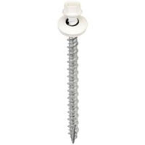 Acorn SW-MW25W250 Metal To Wood Screw, 2 1/2", White