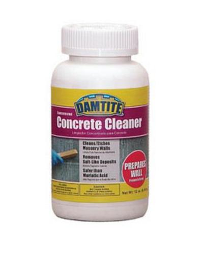 Damtite 09712 Concentrated Concrete Cleaner, 12 Oz