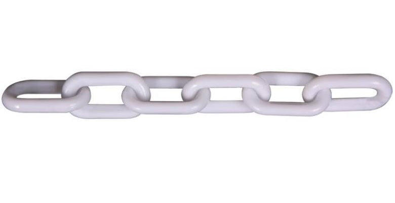 Ben-Mor 54000 Plastic Chain, #6 x 130&#039;, White