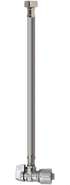 Plumb Pak 2622PCPOLFL20K Toilet Supply Lines, 20", Chrome