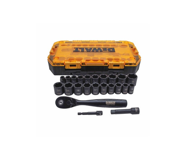 Dewalt DWMT74738 Combination Deep Impact Socket Set, 23 Piece