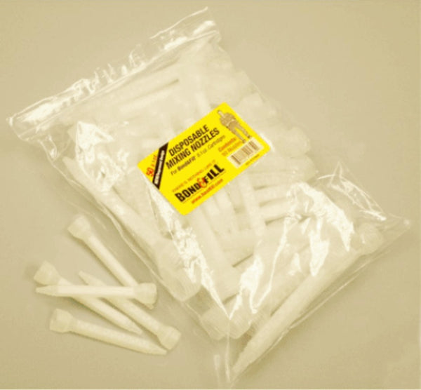 Bond & Fill 810400 Disposable Mixing Nozzle, 8.1 Oz, 50-Pack
