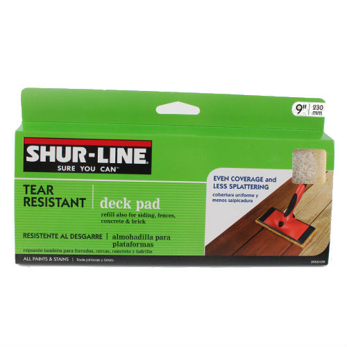 Shur-Line 3955109 Tear Resistant Deck Pad Refill, 9"