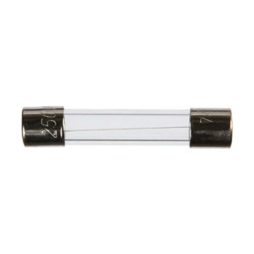 Jandorf 60628 AGC Fast Acting Glass Tube Fuse, 2 Amp, 1/4" x 1-1/4"