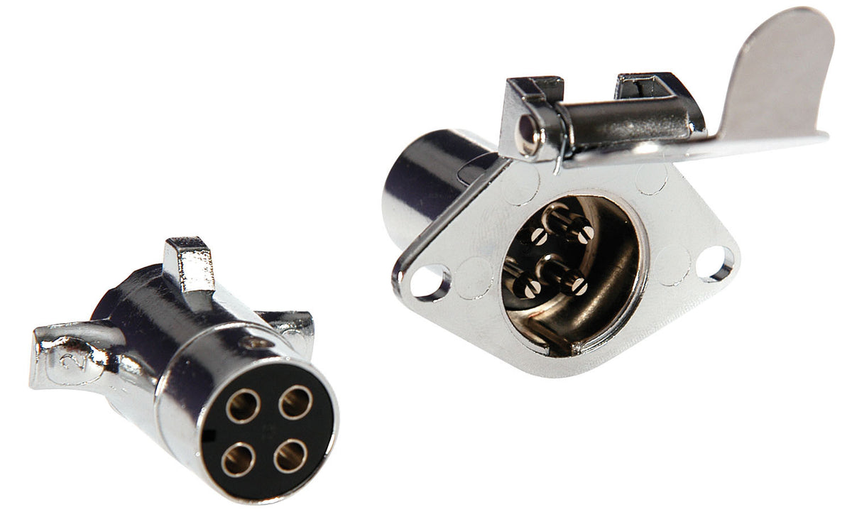 Hopkins 48295 4-Pole Matched Trailer Connector Set