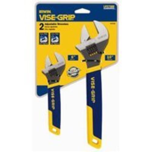 Vise-Grip 2078700 Adjustable Wrench Set, 2 Piece