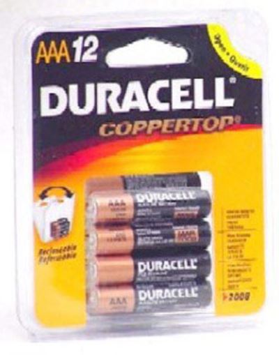 Duracell MN24RT12Z Alkaline Battery, AAA