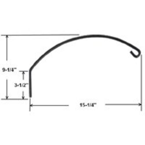 Landscapers Select GB0143L Wall Mounting Planter Bracket, Black, 15-1/4 in