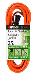 Coleman 0722 16/2 Vinyl SJTW Extension Cord, Orange, 25-Feet