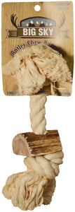 Scott Pet AB03W	Big Sky Antler Chew Rope Dog Toy, 3/4" x 15"