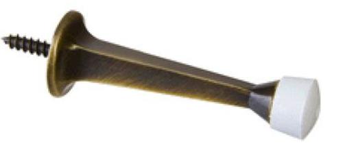 Stanley Hardware S807-123 Doorstop, Antique Brass, 3-1/2"