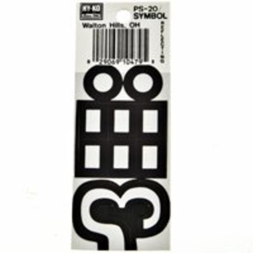 Hy-Ko PS-20/SYMB Reflective Symbols, 3-1/4"