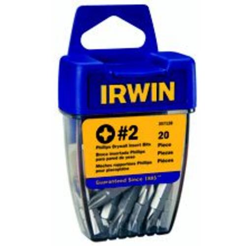 Irwin 357120 Drywall Bits, #2, 20 Pc/Pk