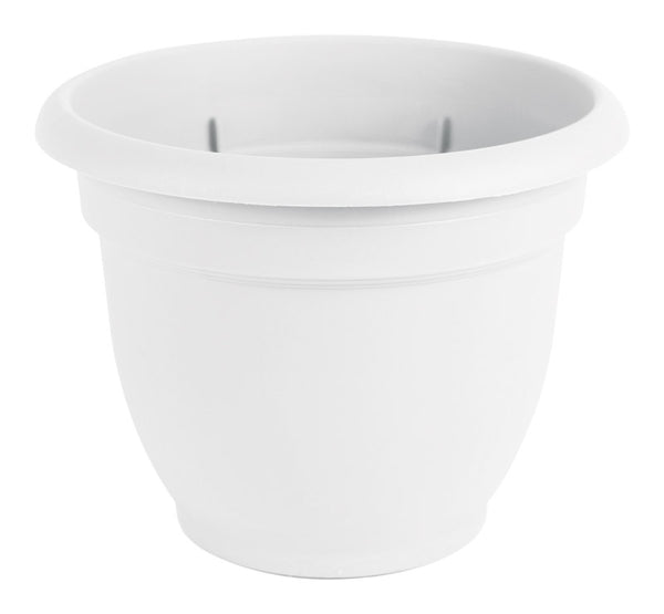 Bloem AP0810 Ariana Flower Pot, Plastic, White Terracotta, 6.8" x 8.7"