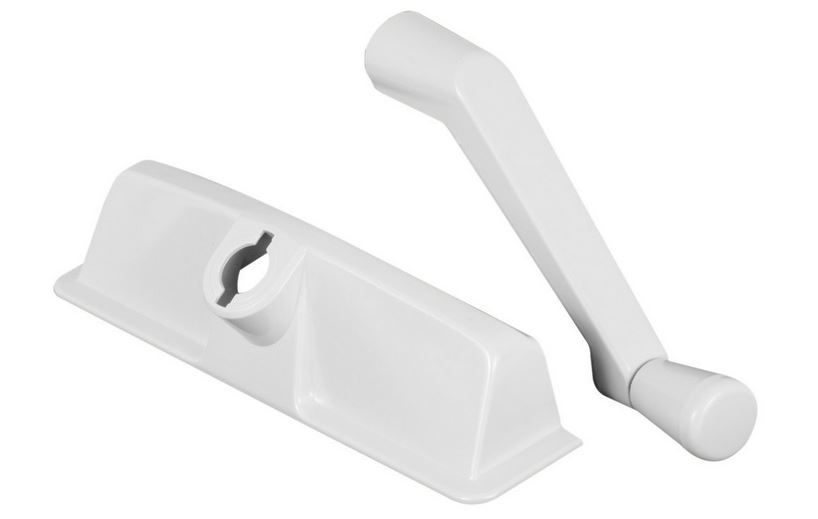 Prime Line TH24003 Entrygard Crank Handle & Cover, White