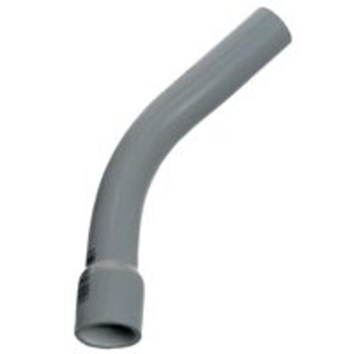 Carlon UA7ADB-CTN SCH 40 PVC Standard Radius Conduit Elbow, 45-Degree, 1/2"
