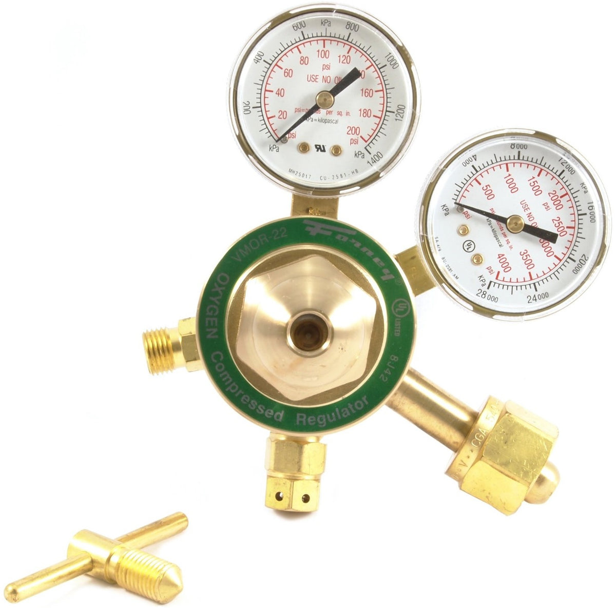 Forney 87090 Oxygen Regulator, Medium Duty