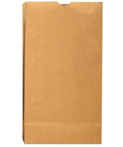 R3 18424 Grocery Bag, Kraft Paper, Plain, 500/Bundle