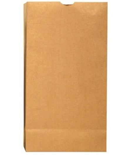 R3 18424 Grocery Bag, Kraft Paper, Plain, 500/Bundle