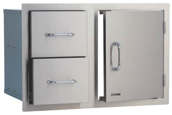 Bull 25876 Grill Cabinet Door Drawer Combo, Stainless Steel