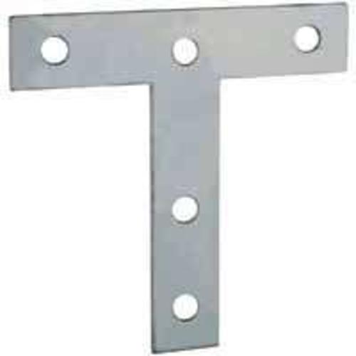 Mintcraft Steel TP-Z03-C23L T-Plate 3"X3", Zinc Plated