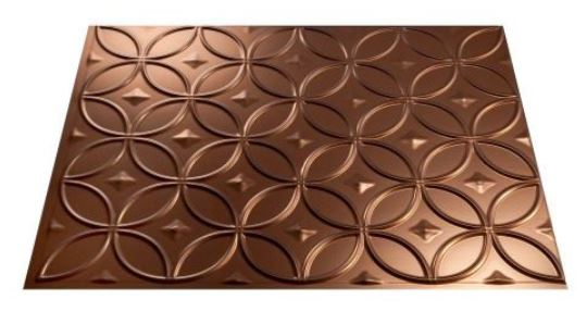 Fasade D71-26 Ring Backsplash Panel, 18" x 24", Oil-Rubbed Bronze