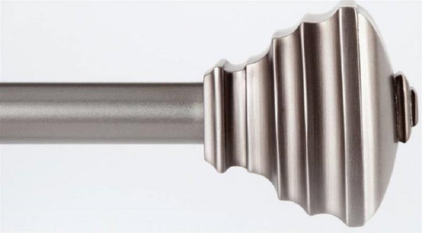 Kenney KN80207 Curtain Rods, Satin Nickel, 36" to 66"